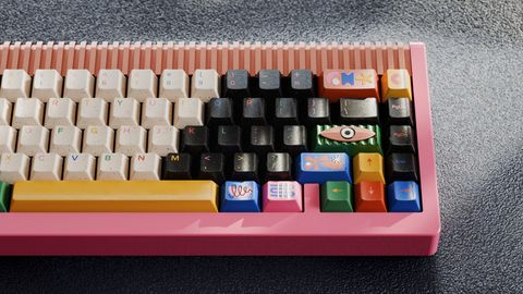 The artisan at an angle among Motif keys with arrow and flower legends