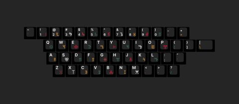 Custom Vai-inspired alternate legend chart mapped across a QWERTY keyboard layout